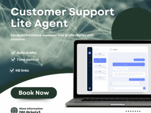 Customer Support Lite Agent (Zendesk/Freshdesk)