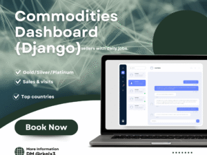 Commodities Dashboard (Django)
